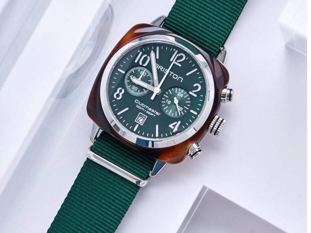 Reloj de Cuarzo Briston Clubmaster Classic, Verde, 40 mm, 15140.SA.T.10.NBG