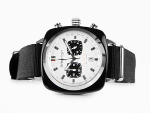 Reloj de Cuarzo Briston Clubmaster Sport, Blanco, 42 mm, 17142.SA.BS.2.NB