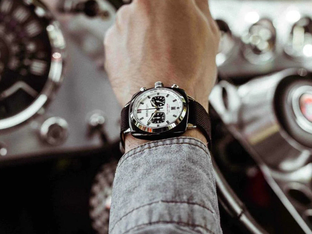 Reloj de Cuarzo Briston Clubmaster Sport, Blanco, 42 mm, 17142.SA.BS.2.NB