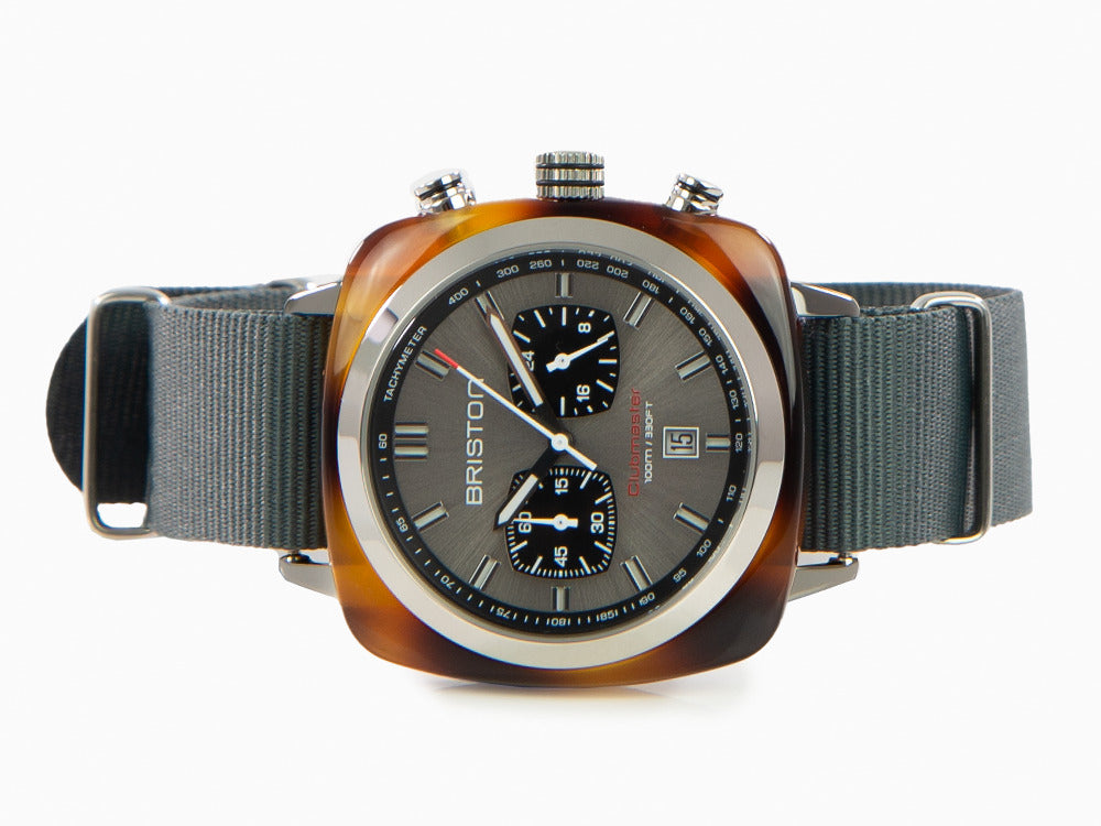 Reloj de Cuarzo Briston Clubmaster Sport, Gris, 42 mm, 17142.SA.TS.11.NG