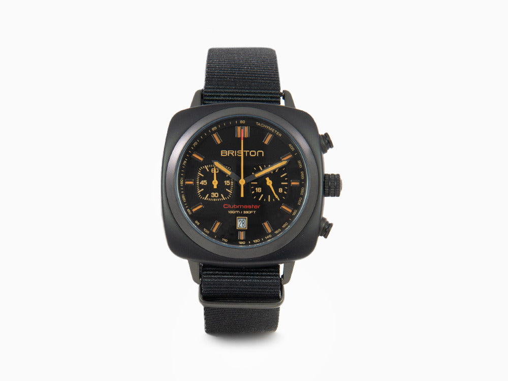 Reloj de Cuarzo Briston Clubmaster Sport, Negro, 42 mm, 18142.PBAM.BS.4.NB
