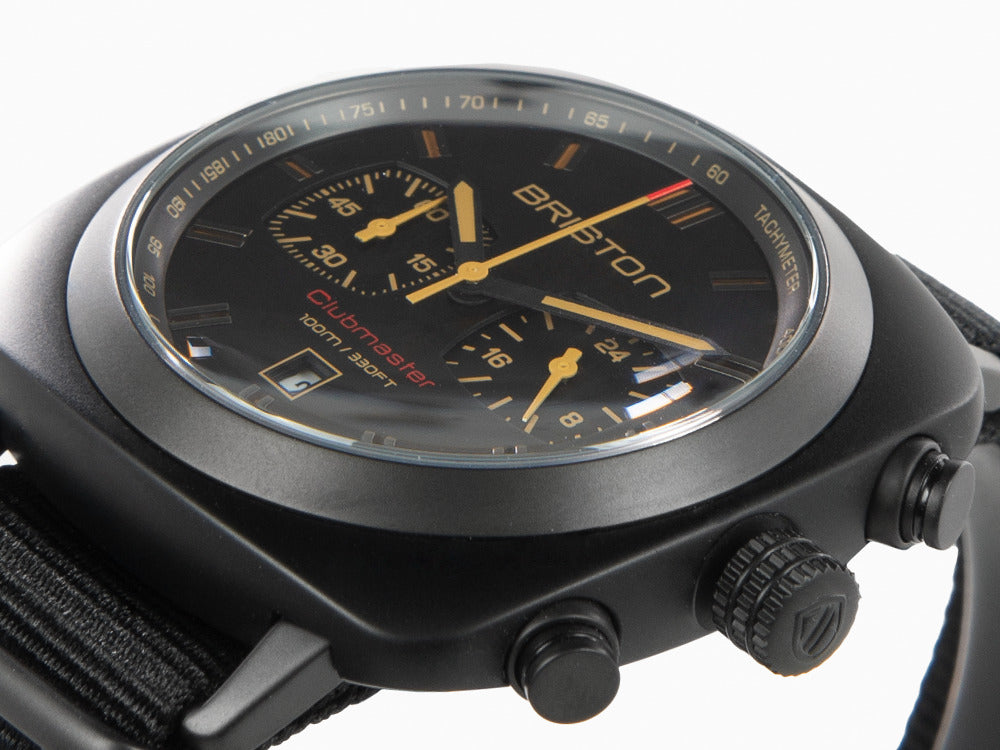 Reloj de Cuarzo Briston Clubmaster Sport, Negro, 42 mm, 18142.PBAM.BS.4.NB