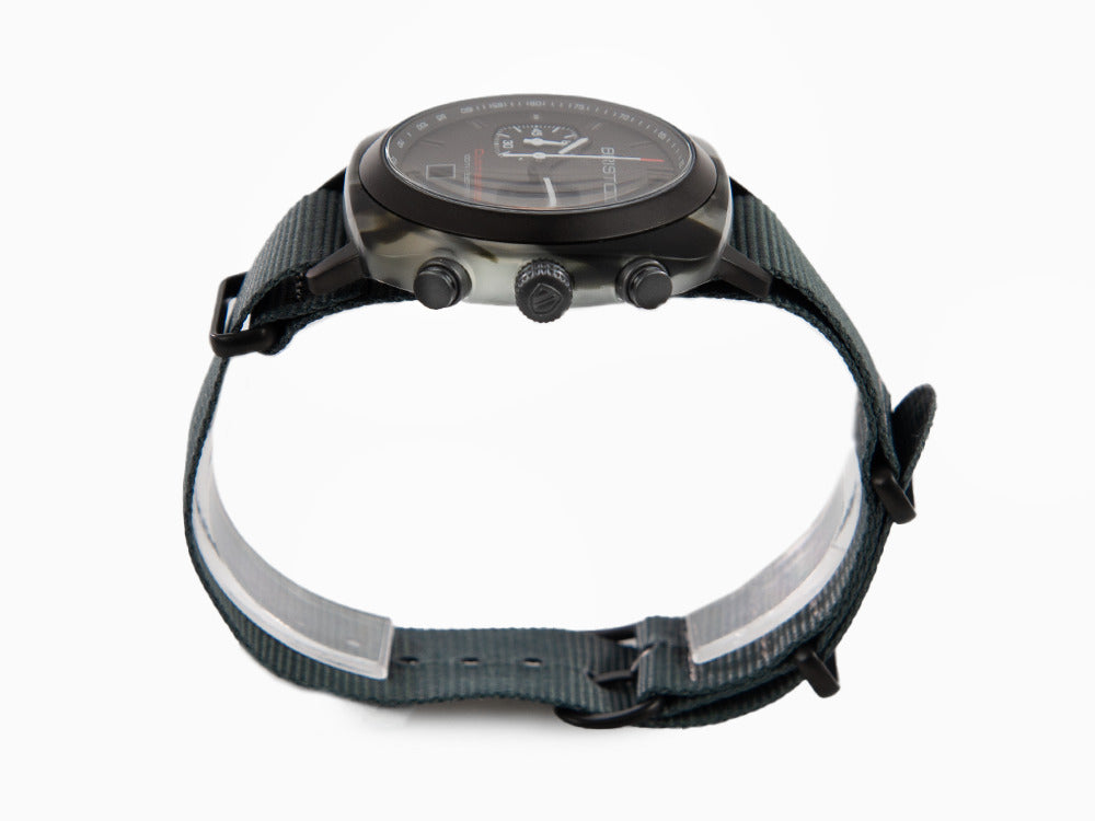 Reloj de Cuarzo Briston Clubmaster Sport, Negro, 42 mm, 18142.PBAM.GTS.3.NG