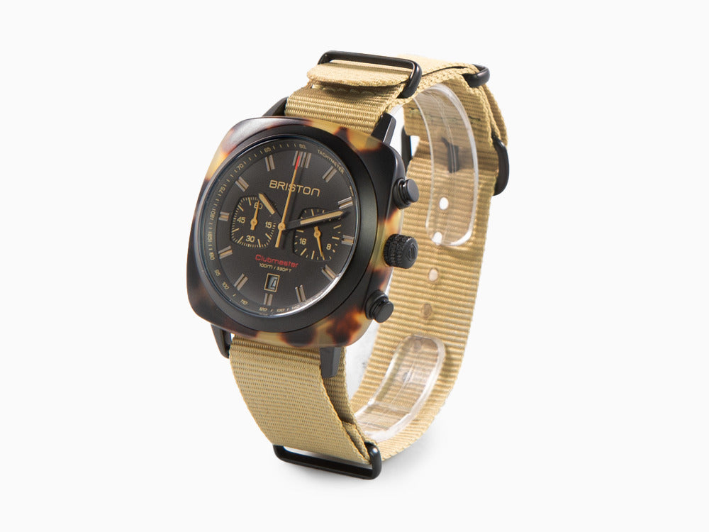 Reloj de Cuarzo Briston Clubmaster Sport, Negro, 42 mm, 18142.PBAM.TSS.5.NK