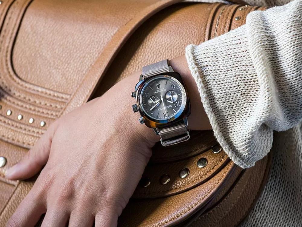 Reloj de Cuarzo Briston Clubmaster Classic, Gris, 40 mm, 19140.PYA.T.30.NT