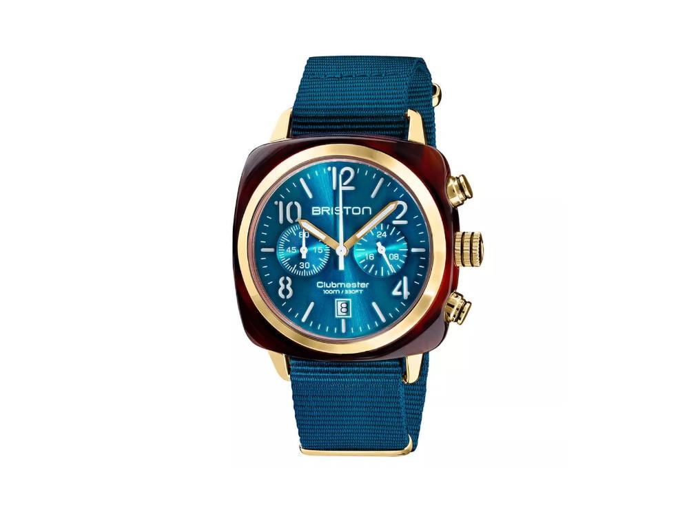 Reloj de Cuarzo Briston Clubmaster Classic, Azul, 40 mm, 19140.PYA.T.31.NBD