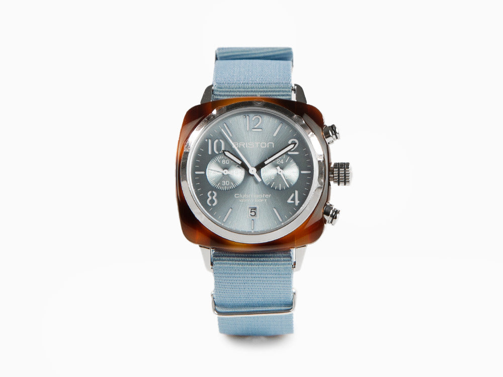 Reloj de Cuarzo Briston Clubmaster Classic, Azul, 40 mm, 19140.SA.T.25.NIB