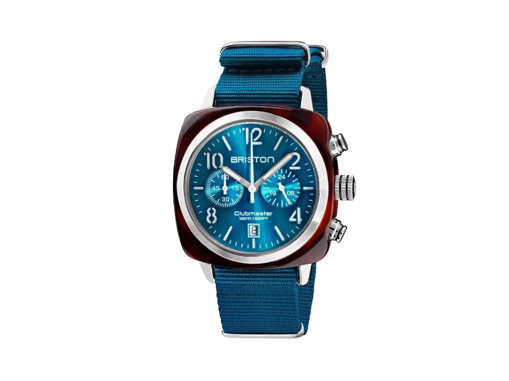 Reloj de Cuarzo Briston Clubmaster Classic, Azul, 40 mm, 19140.SA.T.31.NBD