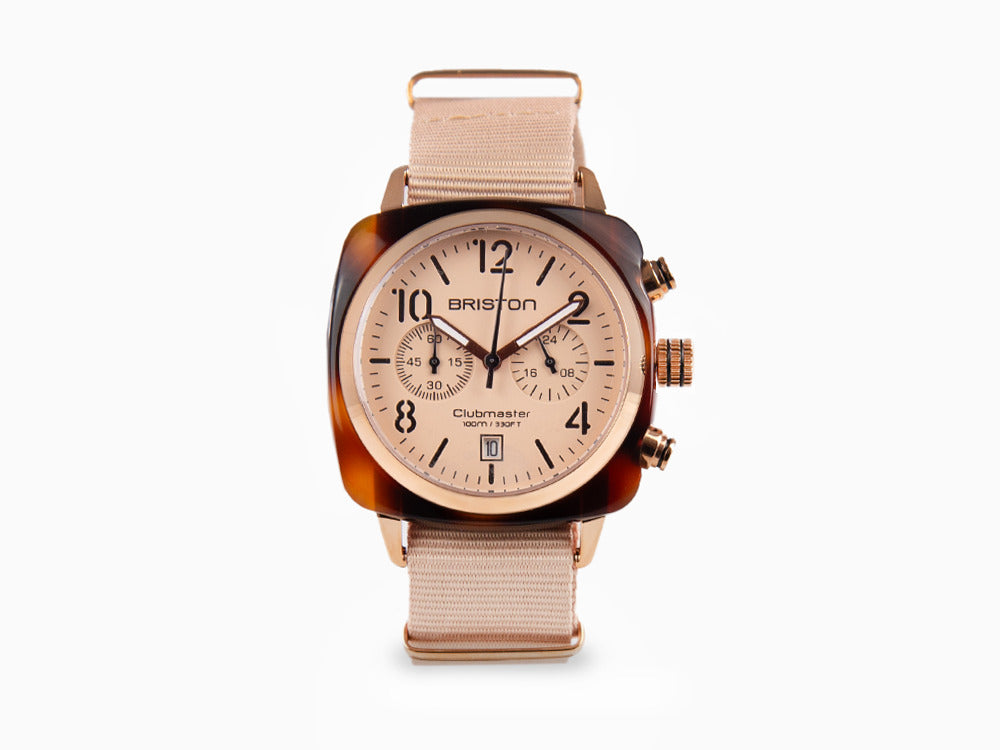 Reloj de Cuarzo Briston Clubmaster Classic Terracotta, 40 mm, 20140.PRA.T.36.NTN