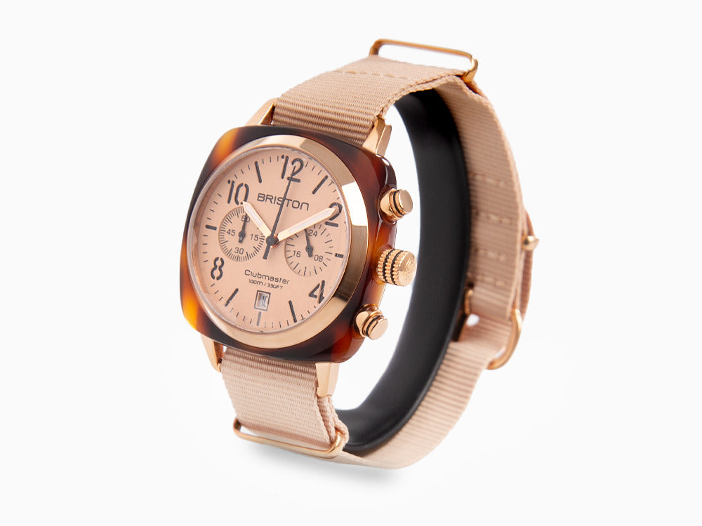 Reloj de Cuarzo Briston Clubmaster Classic Terracotta, 40 mm, 20140.PRA.T.36.NTN