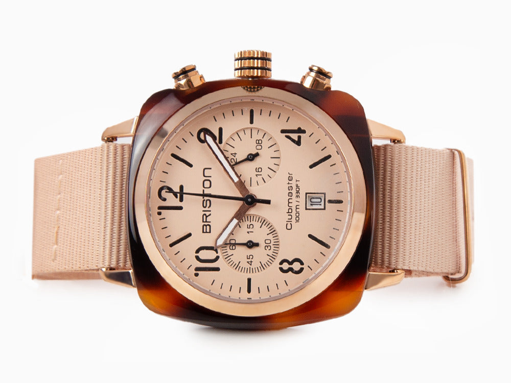 Reloj de Cuarzo Briston Clubmaster Classic Terracotta, 40 mm, 20140.PRA.T.36.NTN