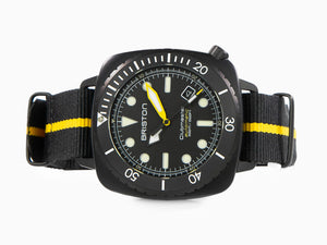 Reloj Automático Briston Clubmaster Diver, Negro, 44 mm, 20644.PBAM.B.34.NBY