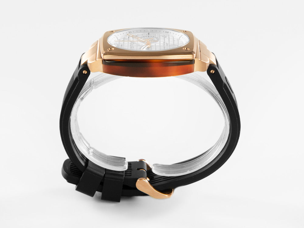 Reloj de Cuarzo Briston Streamliner Urban, PVD, Blanco, 42 mm, 22142.SPRG.T.2.RB