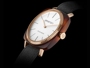 Reloj de Cuarzo Briston Clubmaster Elegant, Blanco, 37 mm, 22937.PRA.T.2.LNT