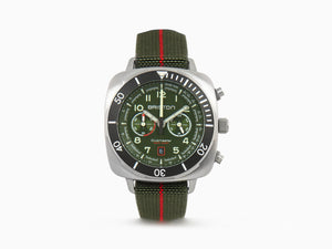Reloj de Cuarzo Briston Clubmaster Outdoor, Verde, 44 mm, 23144.S.O.16.EGA
