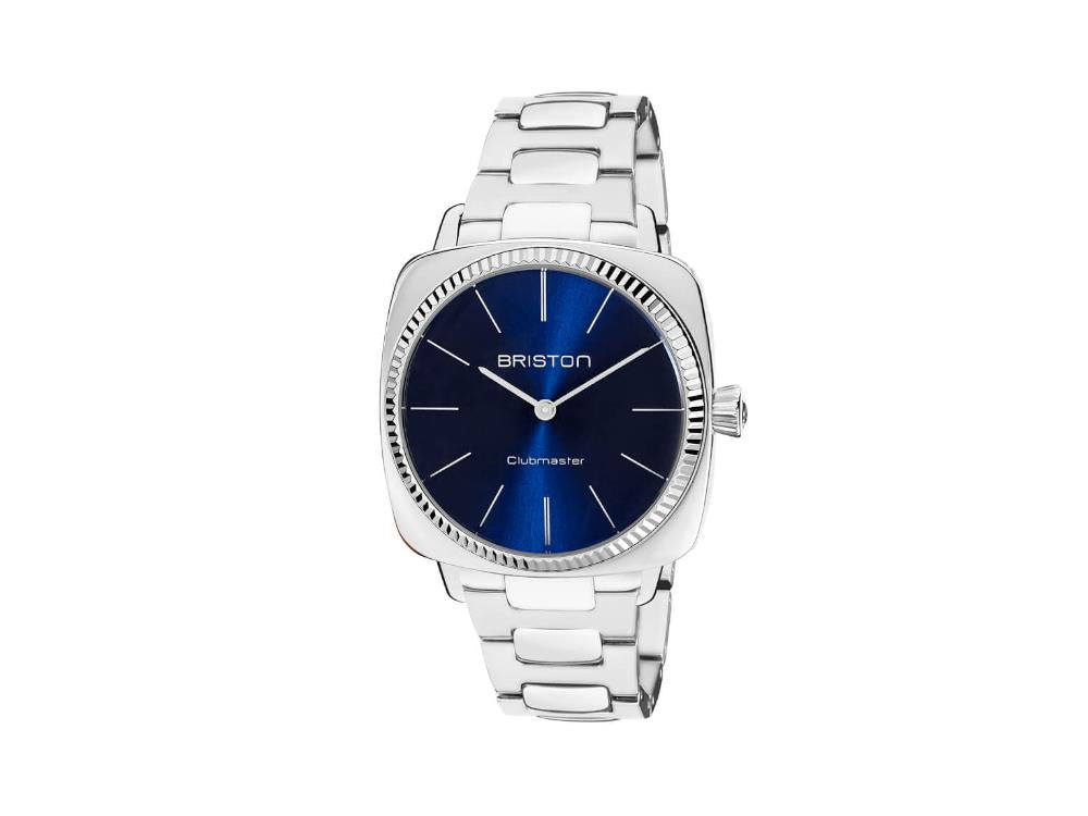 Reloj de Cuarzo Briston Clubmaster Elegant, Azul, 37 mm, 23937.S.E.15.SB