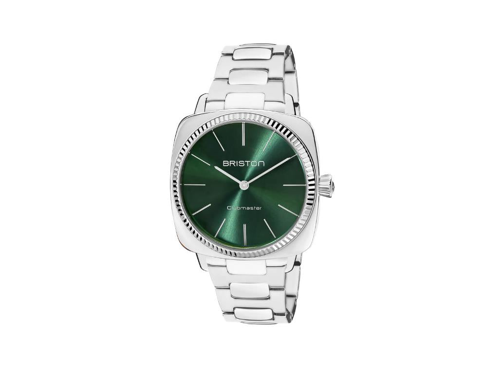 Reloj de Cuarzo Briston Clubmaster Elegant, Verde, 37 mm, 23937.S.E.44.SB
