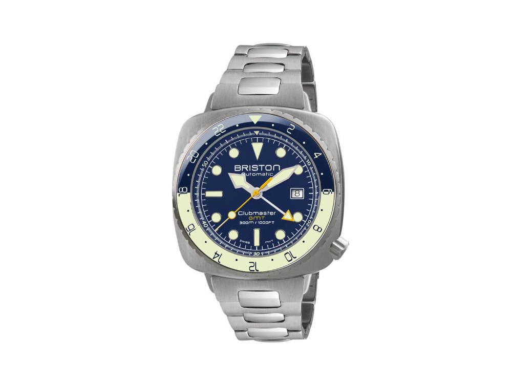 Reloj Automático Briston Clubmaster Diver Pro GMT, Acero, LE 24844.S.GP.15.SB