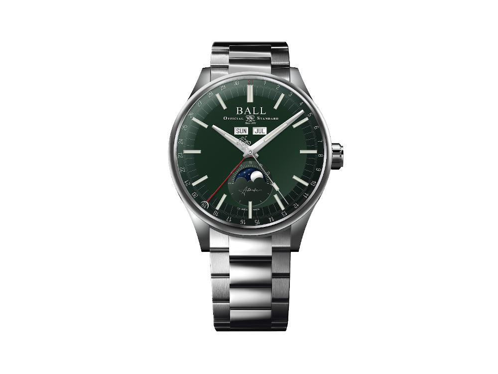 Reloj Automático Ball Engineer II Moon Calendar, Grün, 40mm, NM3016C-S1J-GR