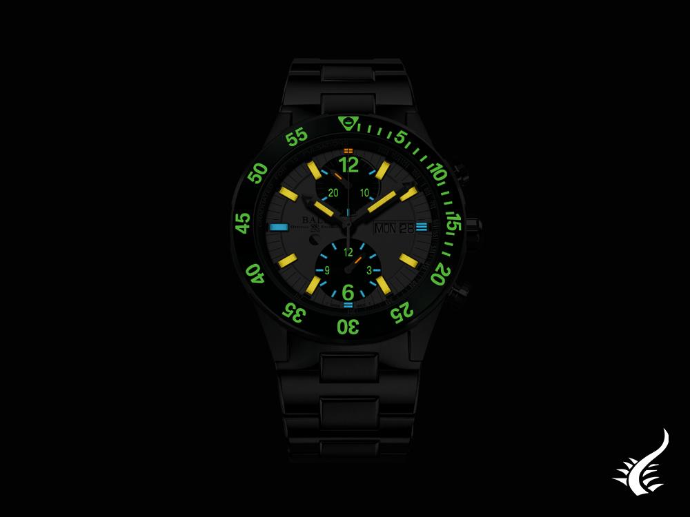 Reloj Automático Ball Roadmaster Rescue Chronograph, Blanco, LE, DC3030C-S2-WH