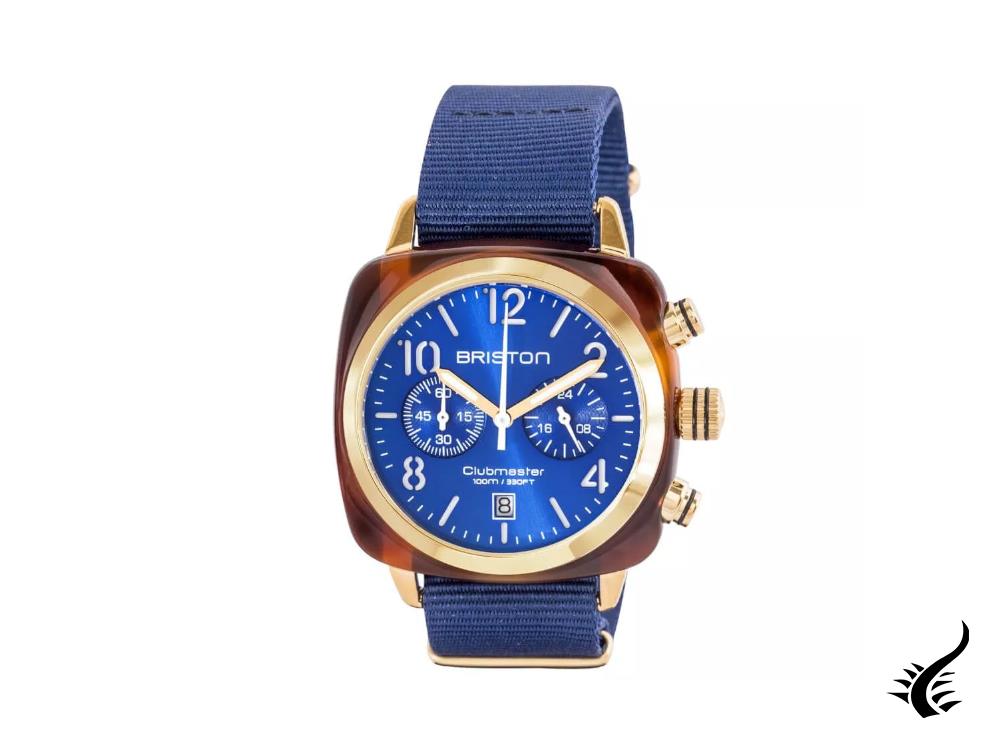 Reloj de Cuarzo Briston Clubmaster Classic, Azul, 40 mm, 15140.PYA.T.9.NNB