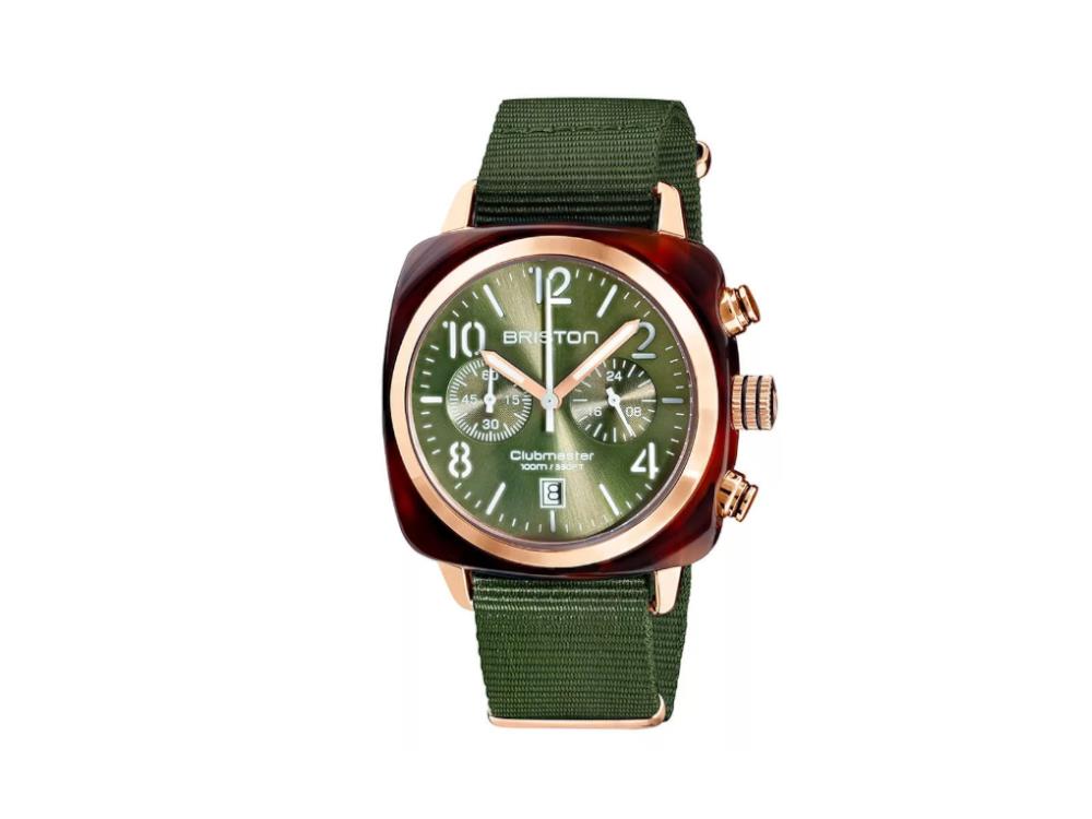 Reloj de Cuarzo Briston Clubmaster Classic, Verde, 40 mm, 19140.PRA.T.26.NOL