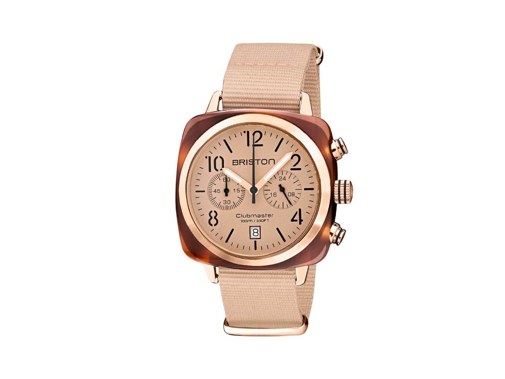 Reloj de Cuarzo Briston Clubmaster Classic Terracotta, 40 mm, 20140.PRA.T.36.NTN