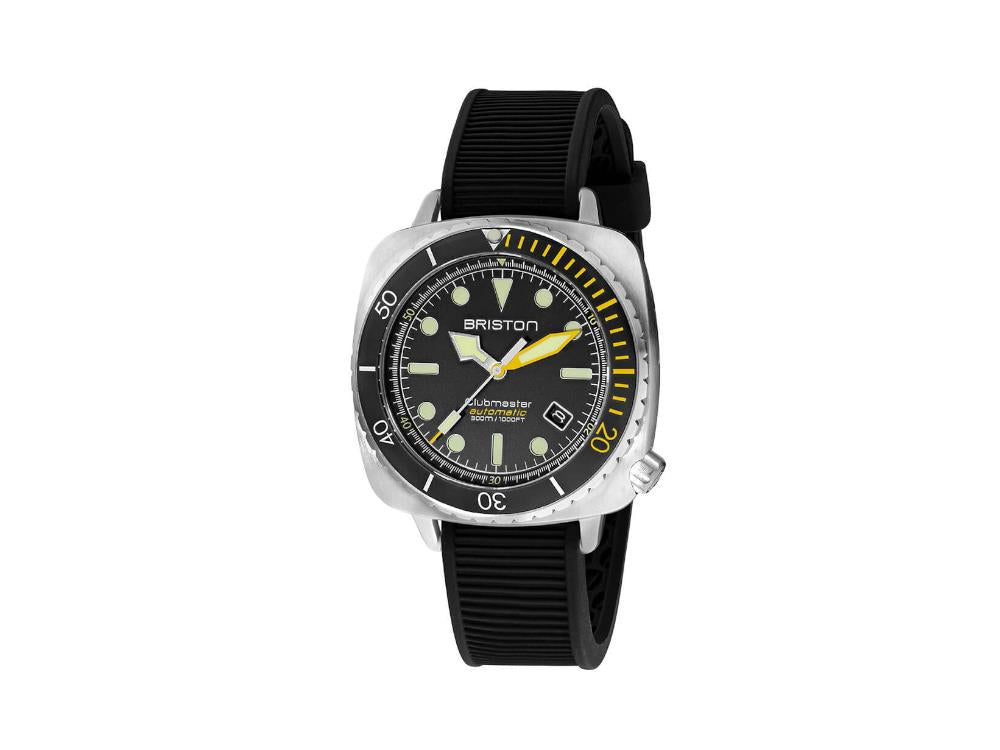 Reloj Automático Briston Clubmaster Diver Pro, Negro, 44 mm, 20644.S.DP.34.RB