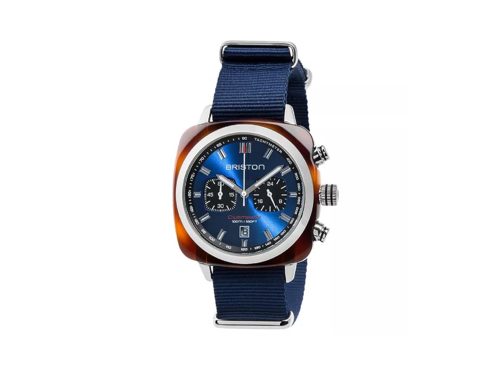 Reloj de Cuarzo Briston Clubmaster Sport, Azul, 42 mm, 17142.SA.TS.9.NNB