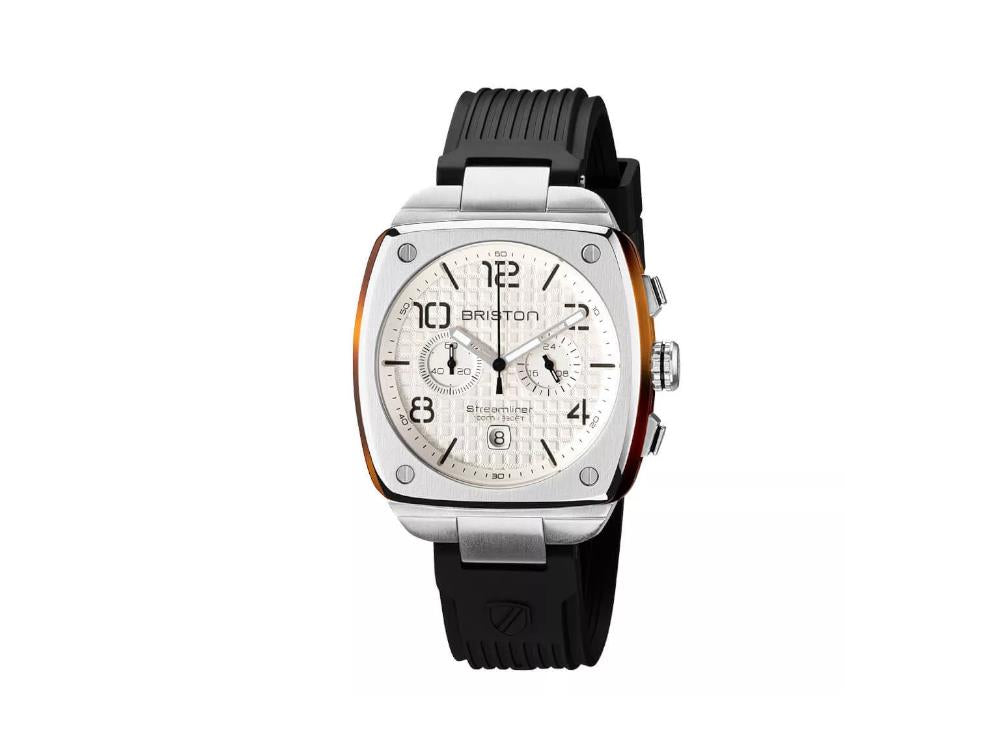 Reloj de Cuarzo Briston Streamliner Urban, Blanco, 42 mm, 22142.S.T.2.RB