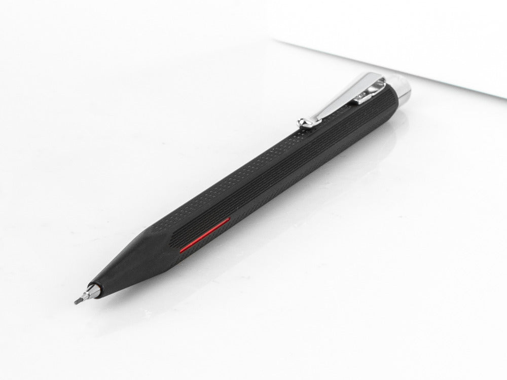 Portaminas Caran d'Ache Ecridor Racing, Negro, Adornos en paladio, 4.009