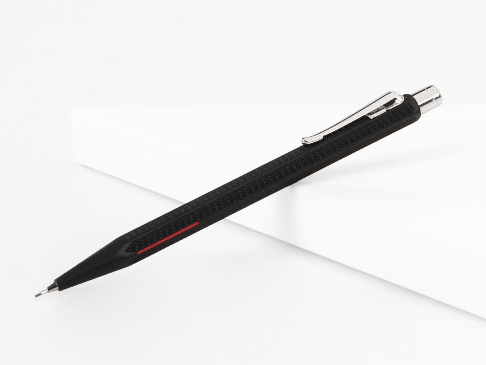 Set Portaminas Caran d'Ache Ecridor Racing, Negro, Adornos en paladio, 402.009