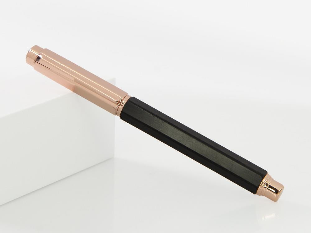 Estilográfica Caran d´Ache Varius Ebony, PVD Oro Rosa, Marrón, 4490.142