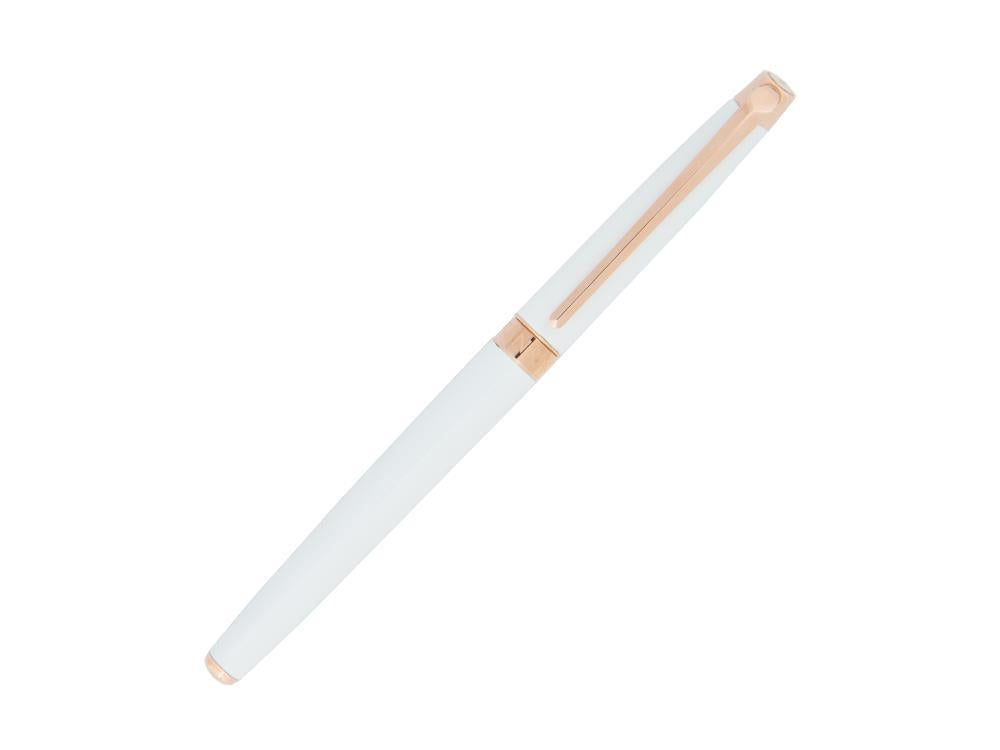 Roller Caran d´Ache Léman Slim White Rosegold, Laca, Blanco, 4771.001