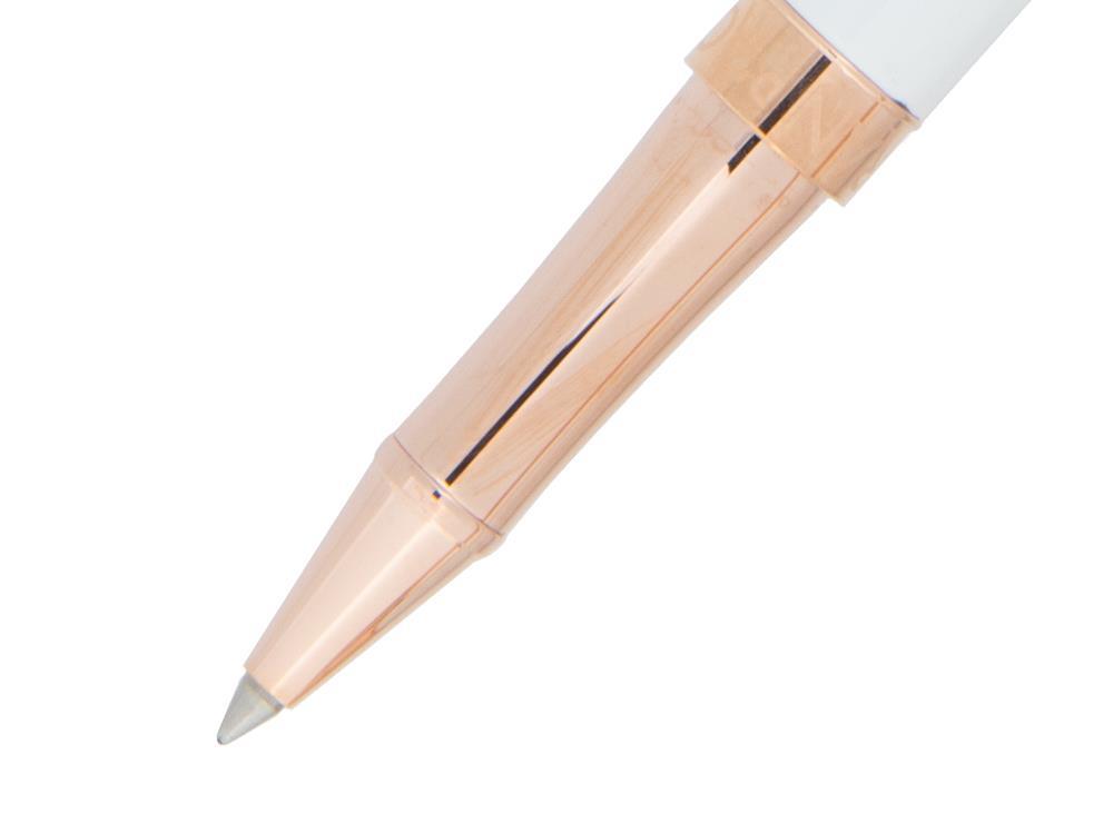 Roller Caran d´Ache Léman Slim White Rosegold, Laca, Blanco, 4771.001