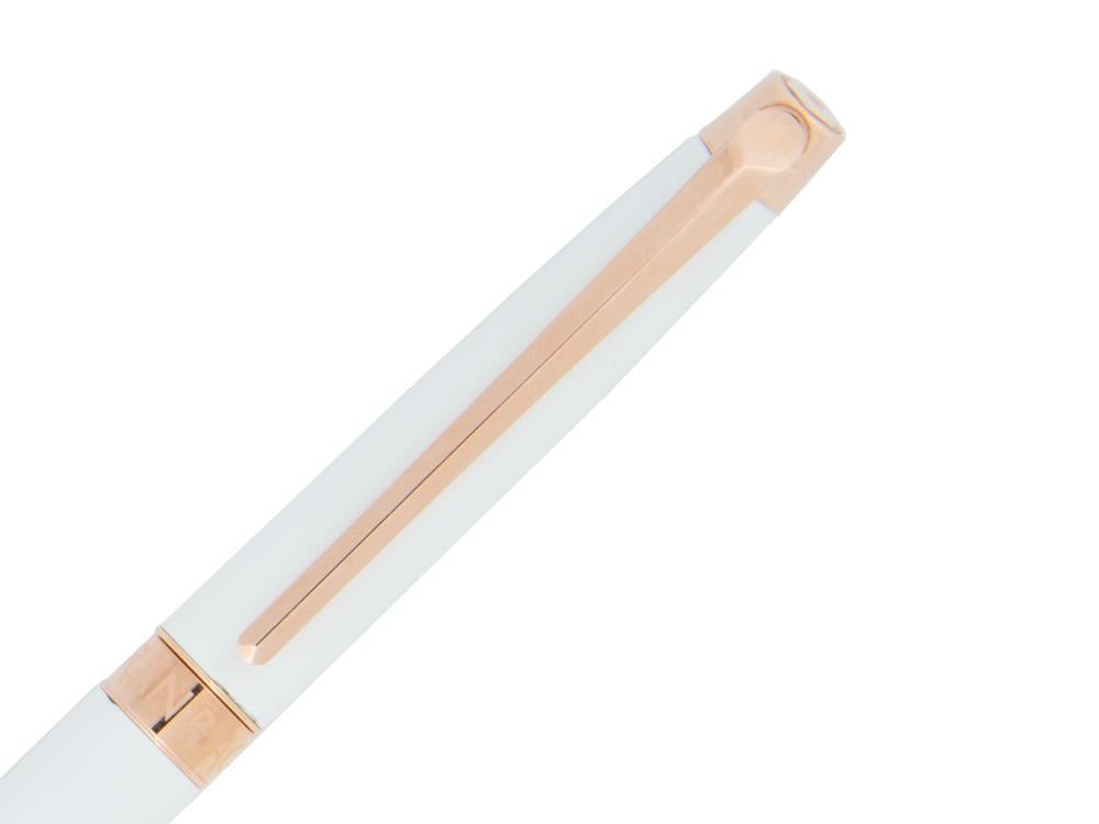 Roller Caran d´Ache Léman Slim White Rosegold, Laca, Blanco, 4771.001