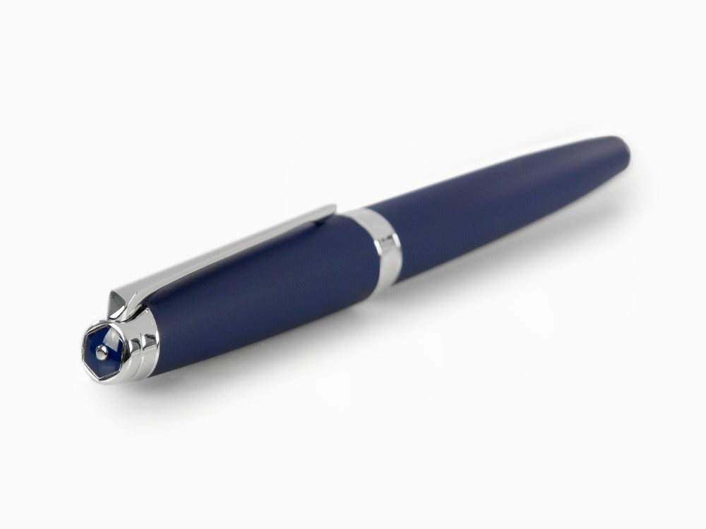 Roller Caran d'Ache Léman Blue Night Matt, Laca Mate, Azul, Rodio, 4779.449