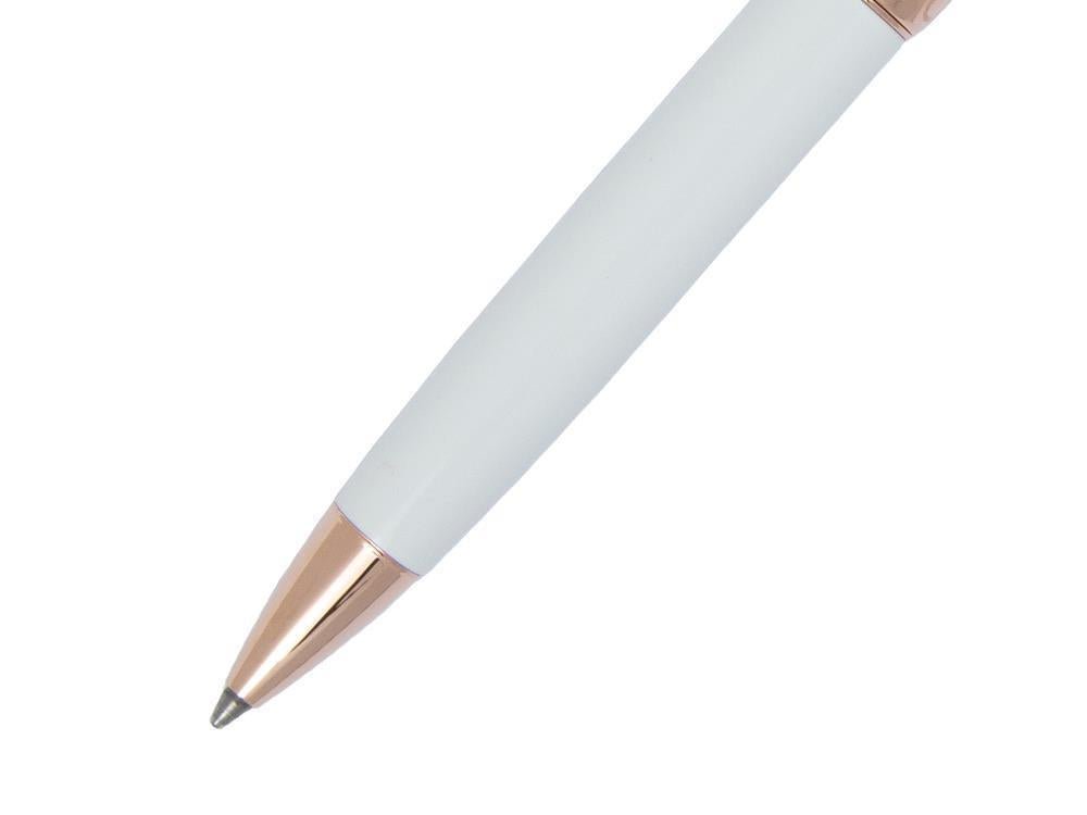 Bolígrafo Caran d´Ache Léman Slim White Rosegold, Laca, Blanco, 4781.001