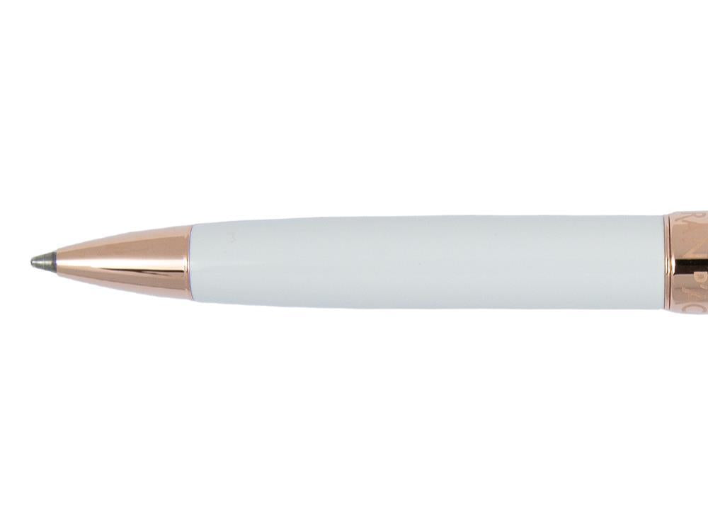 Bolígrafo Caran d´Ache Léman Slim White Rosegold, Laca, Blanco, 4781.001