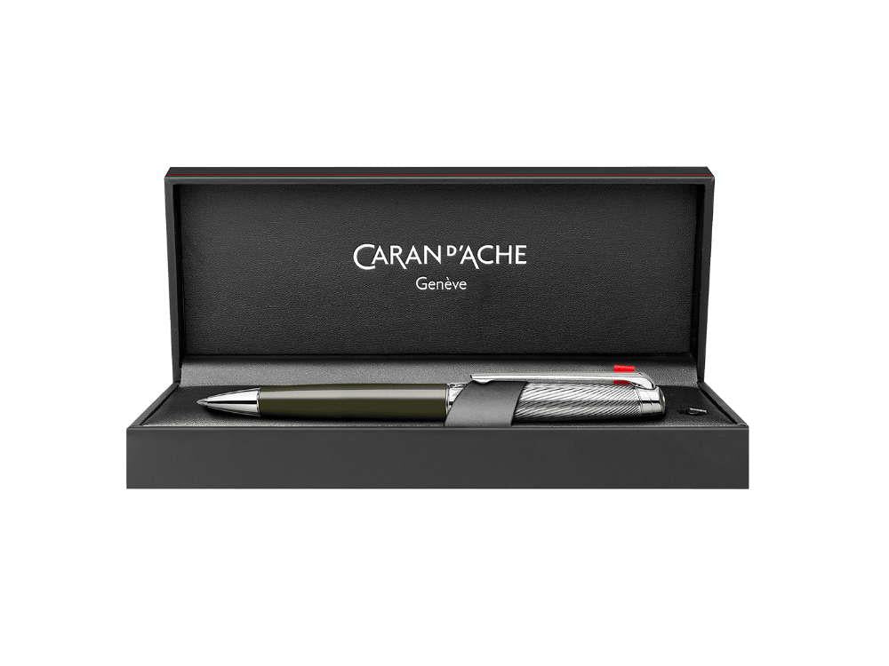 Bolígrafo Caran d'Ache Léman Terre d’Ombre, Laca, Verde, 4789.016,