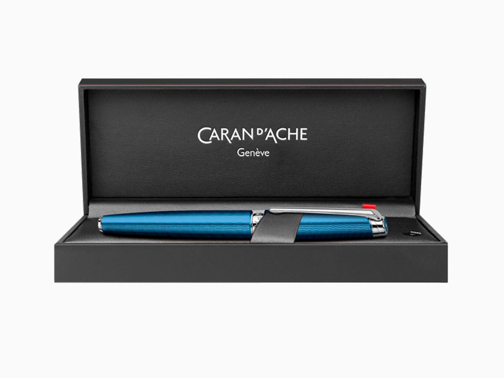 Pluma Estilográfica Caran d´Ache Léman Grand Bleu, Laca, Azul, 4799.168