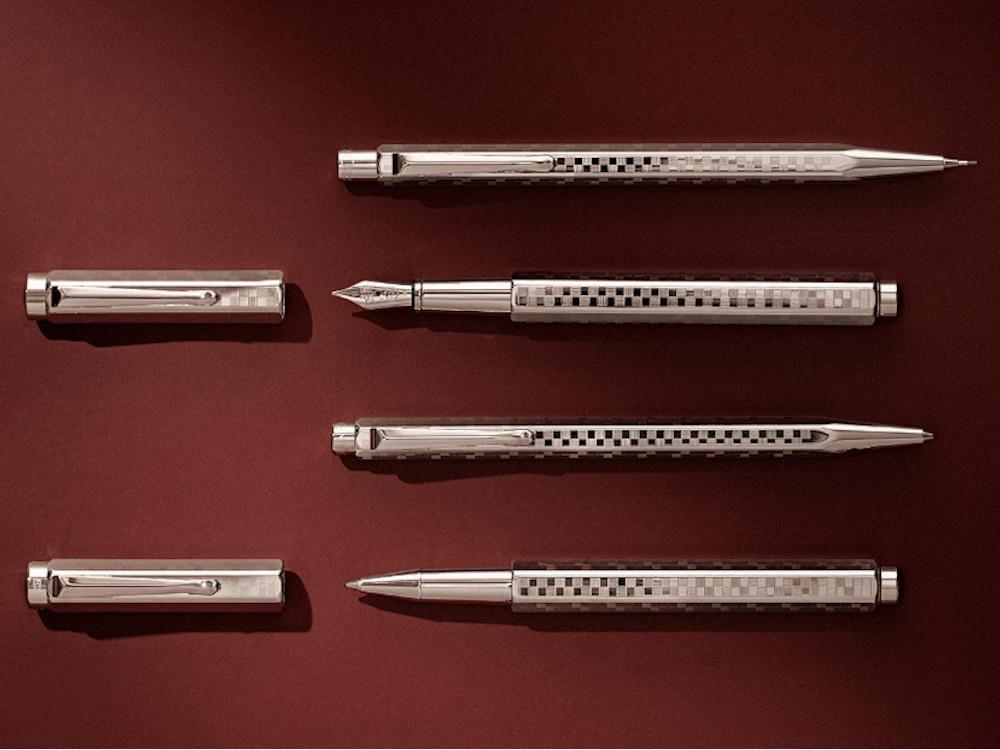 Bolígrafo Caran d'Ache Ecridor Damier, Latón, Plata, 890.566