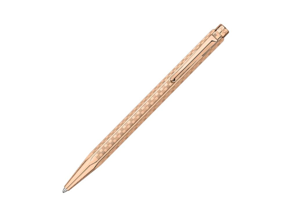 Bolígrafo Caran d'Ache Ecridor Damier, Latón, Oro Rosa, 898.567
