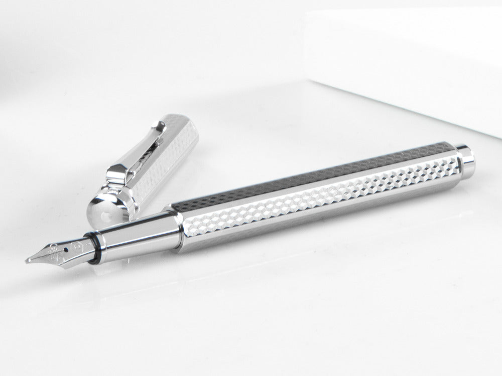 Estilográfica Caran d´Ache Ecridor Cubrik, Paladio, Plata, 958.377