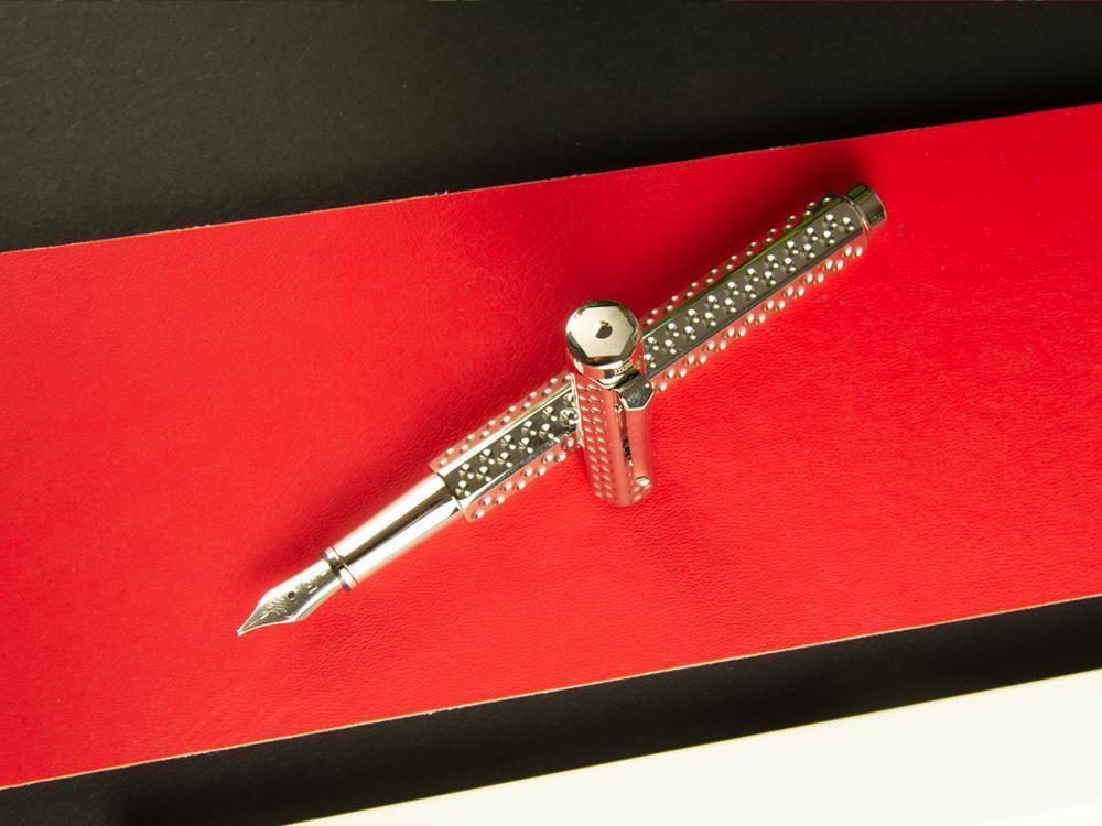 Pluma Estilográfica Caran d´Ache Ecridor Golf, Paladio, Plata, 958.516