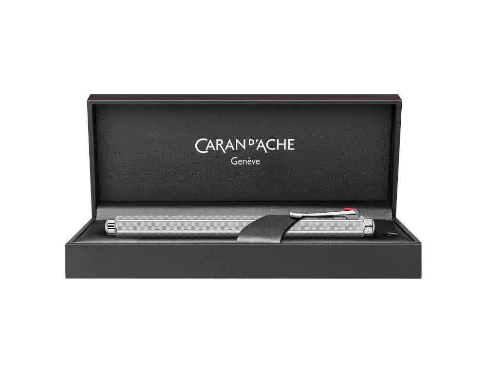 Pluma Estilográfica Caran d'Ache Ecridor Damier, Plata, 958.566