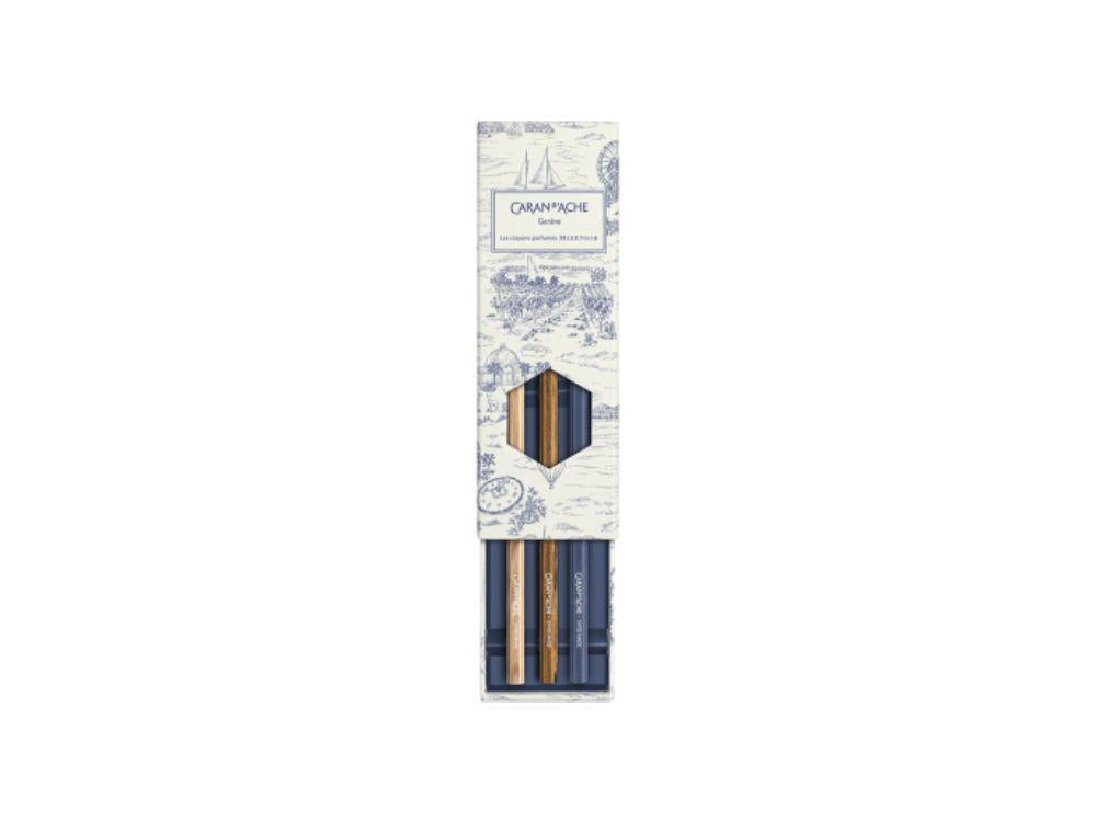 Set de lápices de grafito perfumados Caran d'Ache Toile de Jouy, CC0361.026