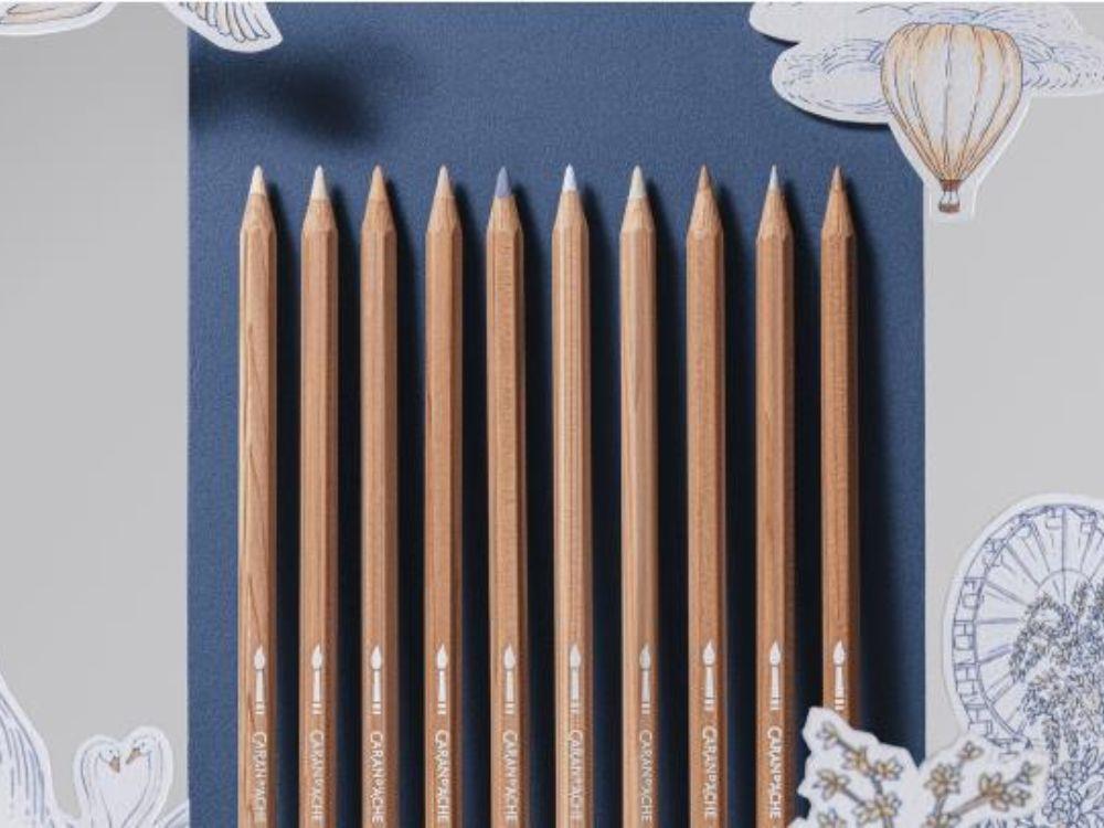 Juego de 10 lápices de colores  Caran d'Ache Toile de Jouy, CC3888.026