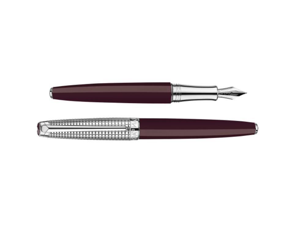 Pluma Estilográfica Caran d'Ache Léman Toile de Jouy & Estuche de Piel
