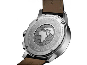 Reloj de Cuarzo Cornavin Big Date, Cronógrafo, 43 mm, Negro, CO.BD.01.L